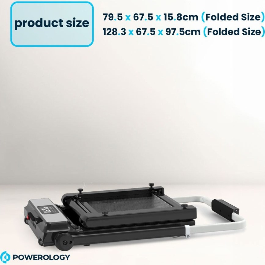 تردمیل تاشو پاورولوژی مدل Folding Design PFTRDMLBK