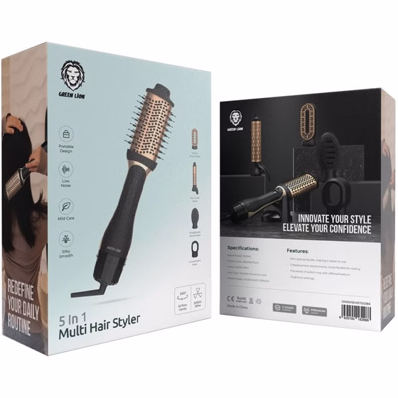 برس حرارتی 5 کاره مو گرین لاین مدل Multi Hair Styler