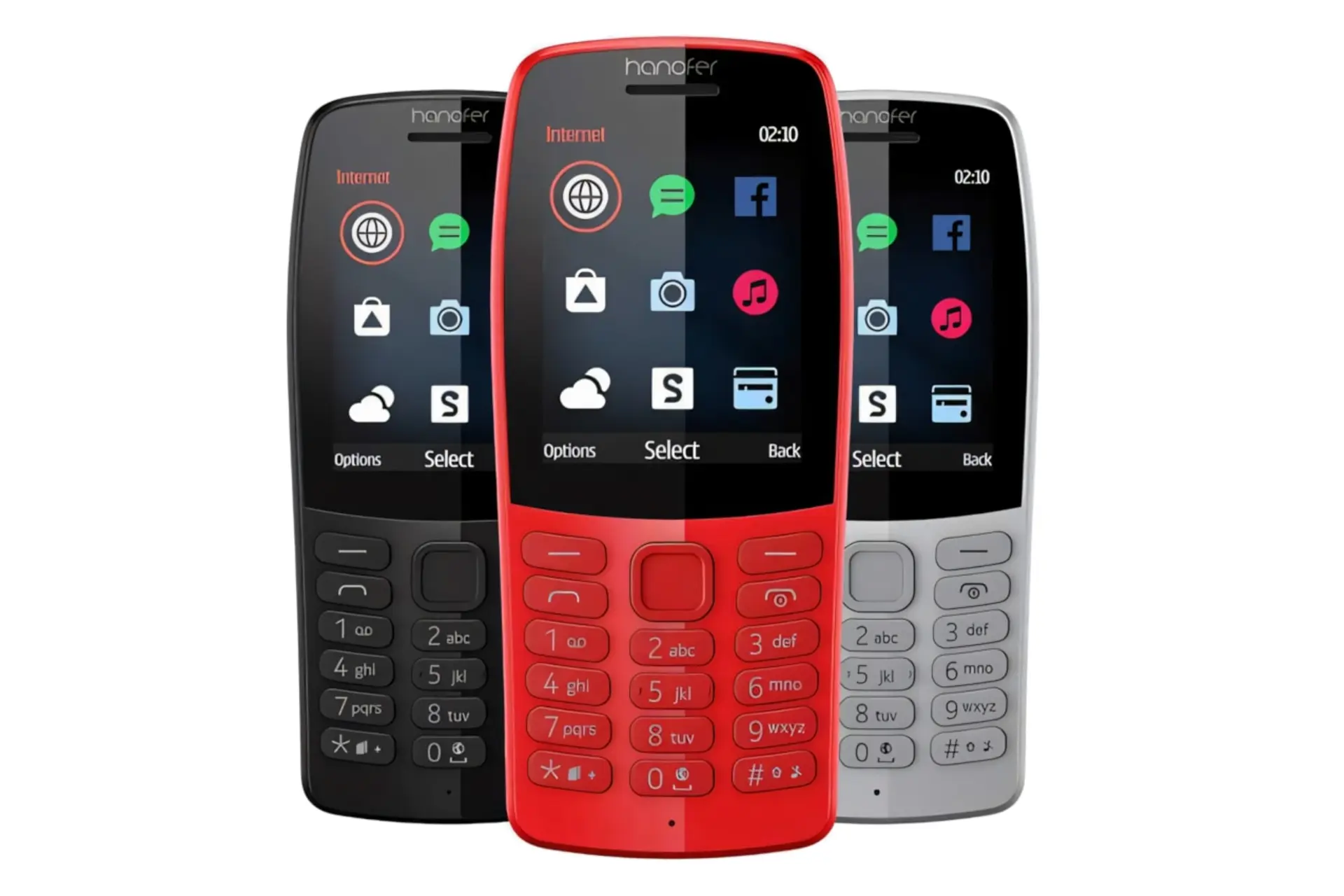 گوشی موبایل هانوفر مدل HANOFER 210