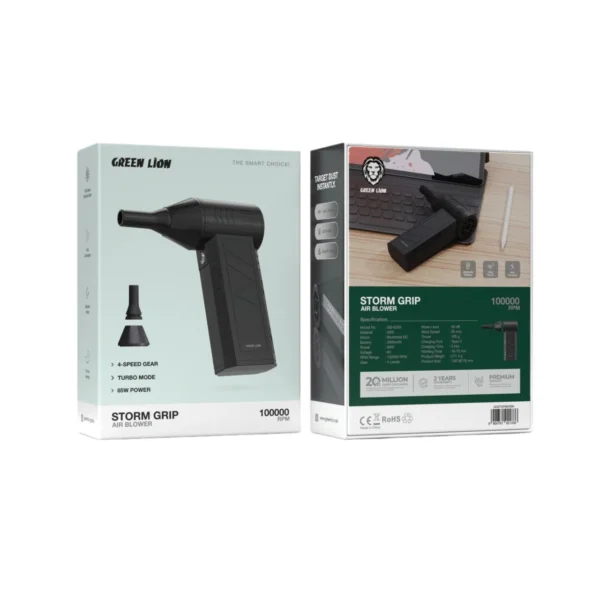 جت فن گرین لاین مدل Storm Grip ظرفیت ۱۰۰۰۰۰ دور در دقیقه