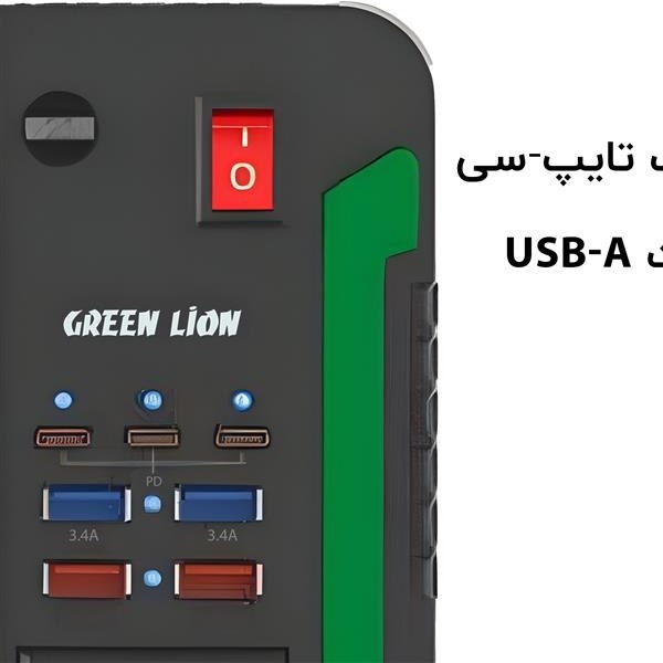اینورتر فندکی خودرو گرین لاین مدل SPARK300 ظرفیت ۳۰۰ وات