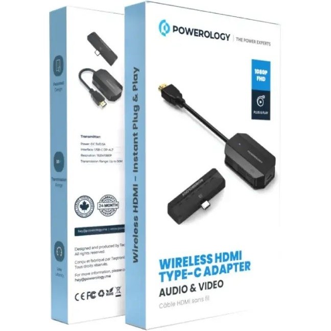 دانگل HDMI بی سیم پاورولوژی مدل PHDMACBK