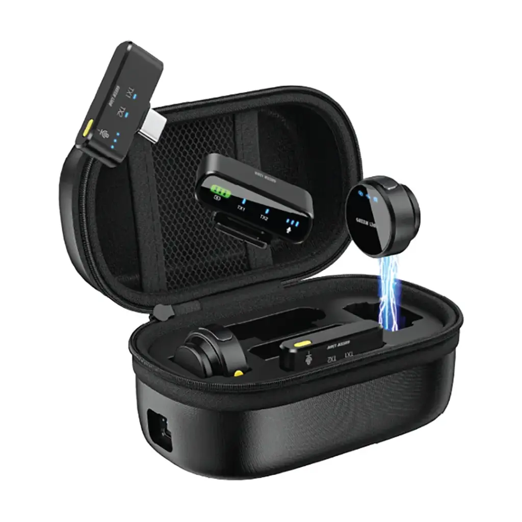 میکروفون بی‌سیم گرین لاین مدل Green Lion GM-85X 3in1